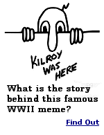 World War II was tough and dangerous for servicemen, who needed any form of entertainment they could get. ''Kilroy was here'' functioned as a morale booster. When U.S. soldiers landed on a beachhead, they would often see this meme inscribed on something, perhaps planted there by an advance recon team. As the war progressed, ''Kilroy was here'' became an emblem of pride, carrying the message that no place, and no country, was beyond the reach of America's might. 